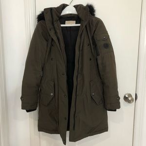 Michael Kors Hooded Parka Coat